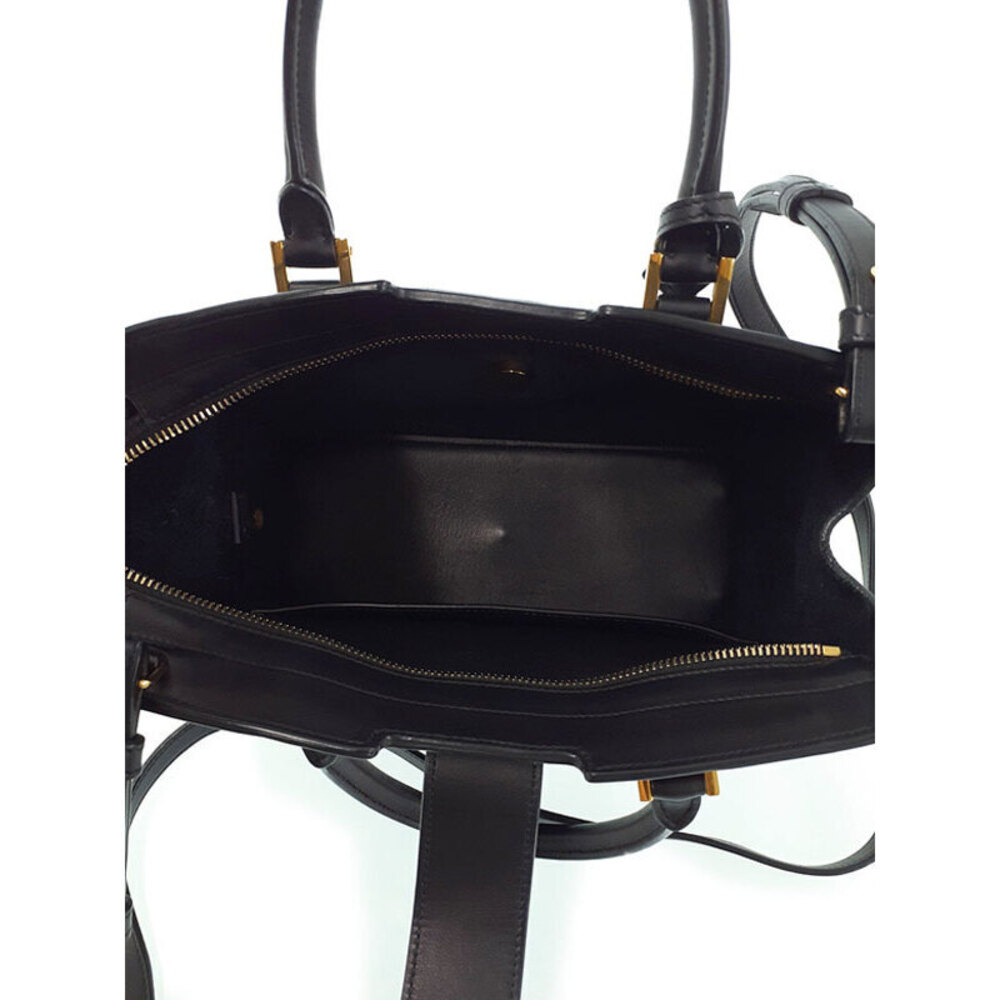 SAINT LAURENT PARIS Monogram Cabas 2way Leather HandBag - Picture 3 of 9